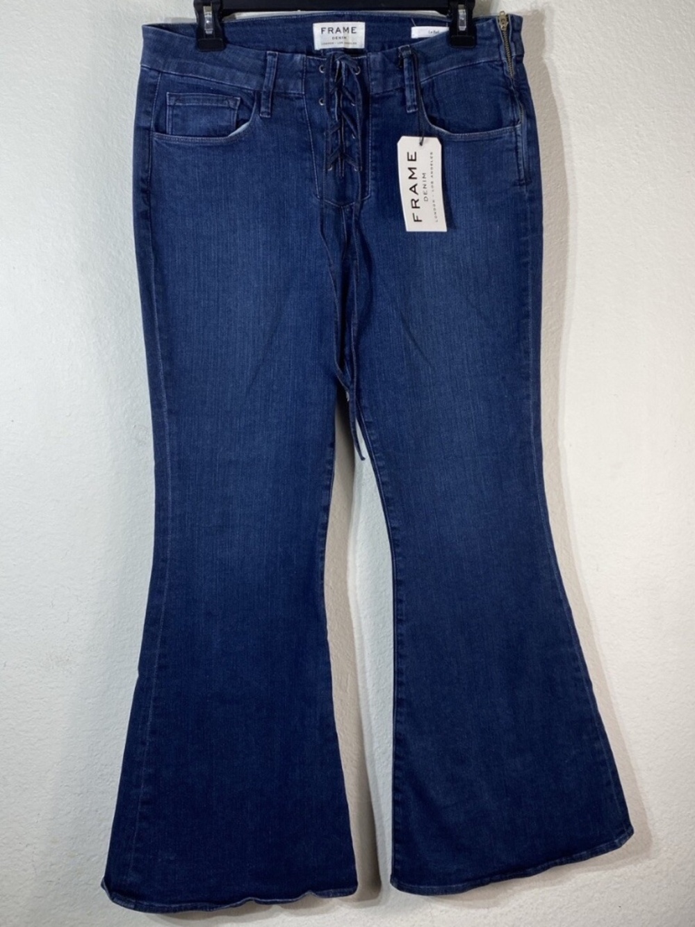 Frame Denim Le Bell Lace Up Flare Jeans size 29